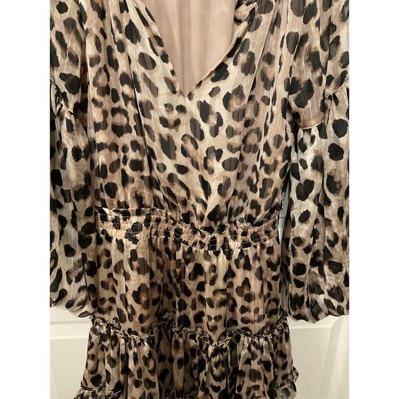 Buddy Love Zozo Elastic Waist Mini Dress in Oreo, M - Picture 8 of 11